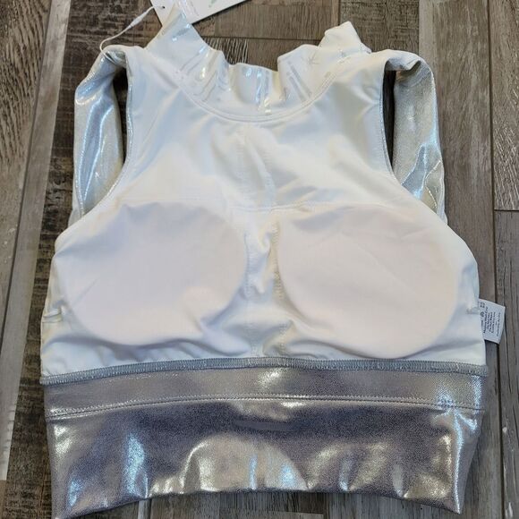 New Crowned Athletics Galactic Gals Rebel Princess Sports Bra Size Small - Picture 8 of 9